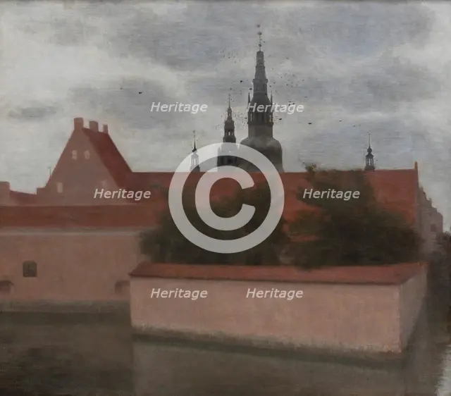 Frederiksborg Castle (Frederiksborg Slot) , 1914.