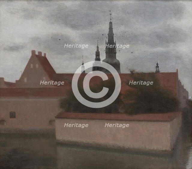 Frederiksborg Castle (Frederiksborg Slot) , 1914.