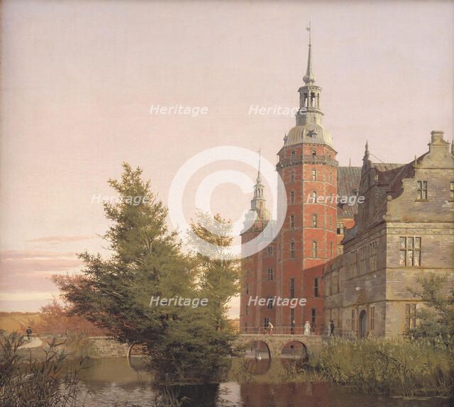 Frederiksborg Castle Seen from the Northwest, 1836. Creator: Købke, Christen Schiellerup (1810-1848).