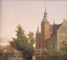 Frederiksborg Castle Seen from the Northwest, 1836. Creator: Købke, Christen Schiellerup (1810-1848)