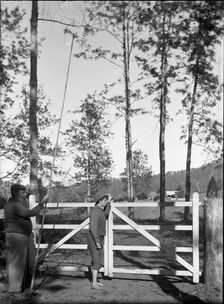 Fredrick George Walker & unknown boy, c1900s. Creator: Robert Augustus Henry L'Estrange