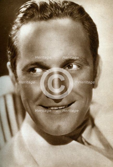 Fredric March, American actor, 1933. Artist: Unknown