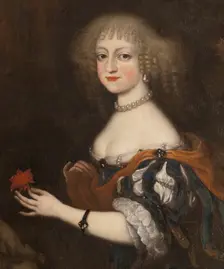Fredrika Amalia, 1649-1704, Princess of Denmark, Duchess of Holstein-Gottorp, c.1670. Creator: Jurgen Ovens