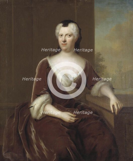 Fredrika Albertina, 1682-1755, Duchess, 18th century. Creator: Balthasar Denner.