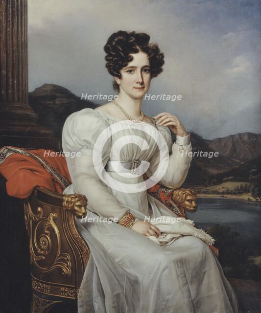 Fredrika Dorotea Vilhelmina, 1781 - 1826, Queen of Sweden, 1826. Creator: Joseph Karl Stieler.