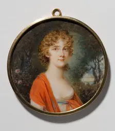 Fredrika Dorotea Wilhelmina, Queen of Sweden, 1800. Creator: Fredrik Filip Klingspor