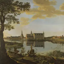 Fredriksborg Castle, Denmark, 1652. Creator: Laurens Barata