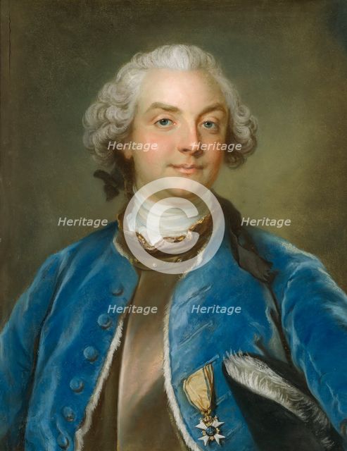 Fredrik Axel von Fersen, 1719-1794, Count, mid-18th century. Creator: Gustaf Lundberg.