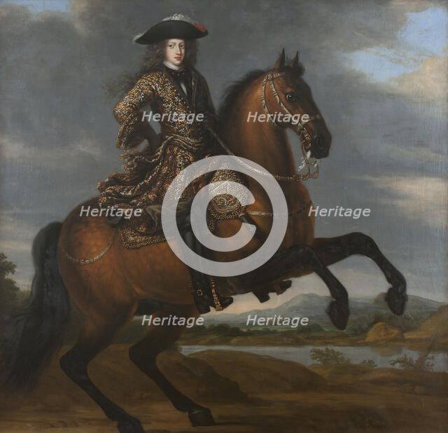 Fredrik IV, 1671-1702, Duke of Holstein-Gottorp, married to Hedvig Sofia, Princess of Sweden, 1690. Creator: David Klocker Ehrenstrahl.