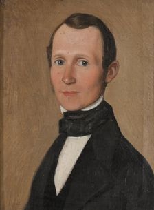 Fredrik Signeul (1810 - 1890), paint manufacturer, orphanage director in Uddevalla, 1847. Creator: Alexis Wetterbergh