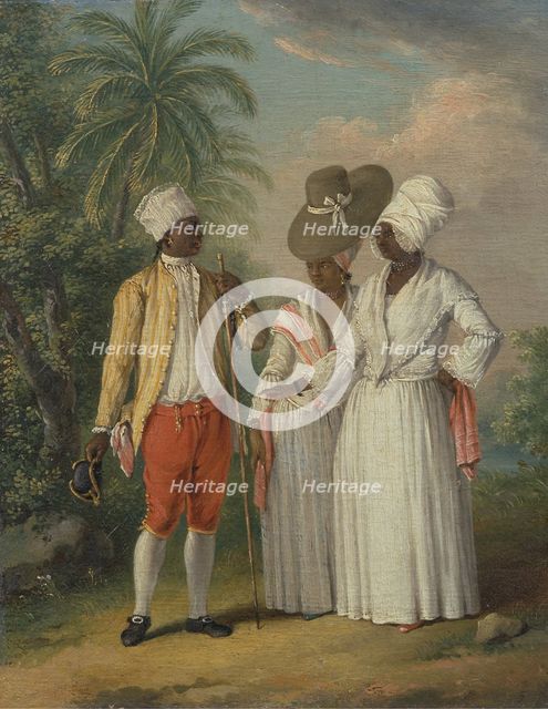 Free West Indian Dominicans;Free Natives of Dominica, ca. 1770. Creator: Agostino Brunias.