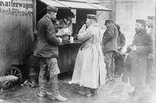 Free coffee wagon, Lotzen, between c1910 and c1915. Creator: Bain News Service