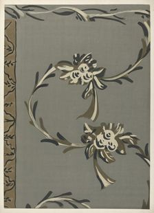Free Hand Decorated Wall, 1935/1942. Creator: Edward DiGennero