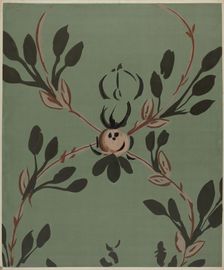 Free Hand Decorated Wall, c. 1940. Creator: Edward DiGennero