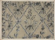 Free Hand Decorated Wall, c. 1939. Creator: Michael Lauretano