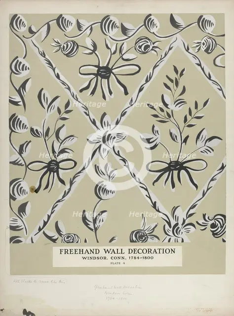 Free Hand Decoration, c. 1939. Creator: Michael Lauretano.