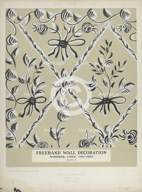 Free Hand Decoration, c. 1939. Creator: Michael Lauretano.