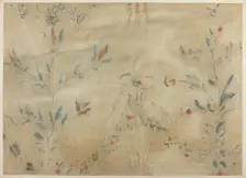 Free Hand Wall Decoration, c. 1940. Creator: Michael Lauretano