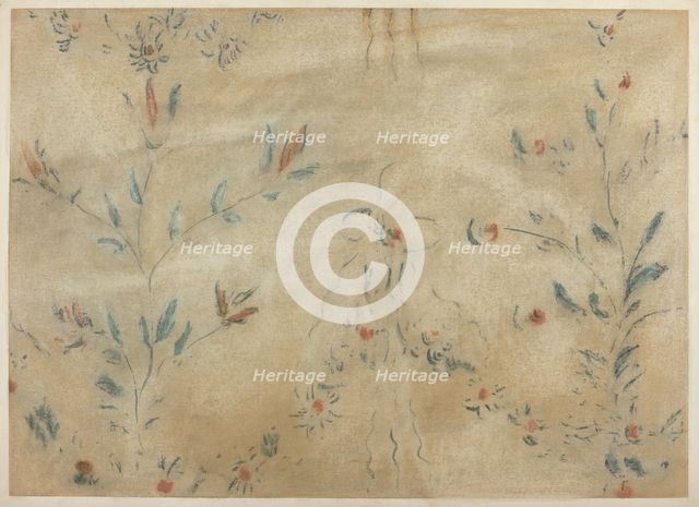 Free Hand Wall Decoration, c. 1940. Creator: Michael Lauretano.