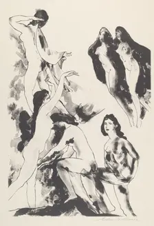Free of Clouds, 1919-1920. Creator: Arthur Davies
