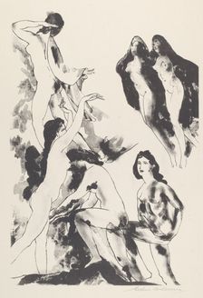 Free of Clouds, 1919-1920. Creator: Arthur Davies