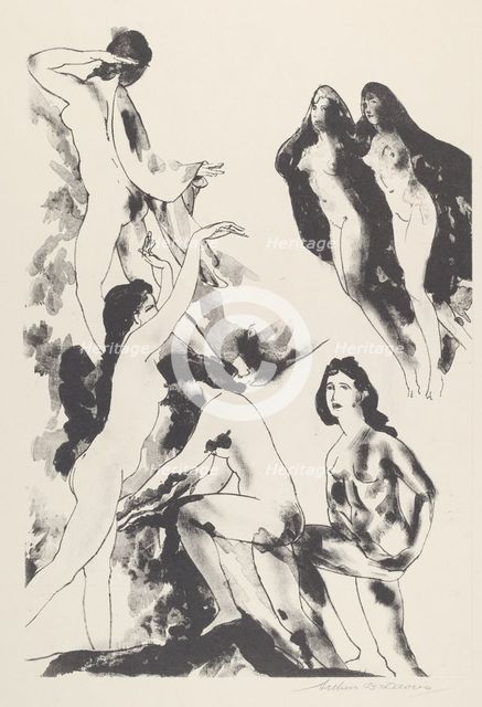 Free of Clouds, 1919-1920. Creator: Arthur Davies.