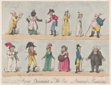 Free Opinions on The Pay of Young Roscius, February 26, 1805., February 26, 1805. Creator: Thomas Rowlandson