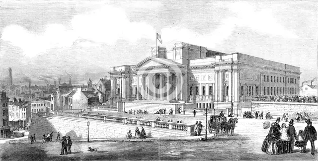 Free Public Library and Museum, Liverpool, the gift of W. Brown, Esq., to his fellow-townsmen, 1860. Creator: Unknown.