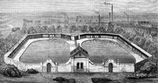 Free swimming-baths at Derby, presented by Mr. Bass, M.P., 1873. Creator: Unknown