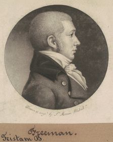 Freeman, 1802. Creator: Charles Balthazar Julien Févret de Saint-Mémin