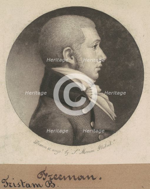 Freeman, 1802. Creator: Charles Balthazar Julien Févret de Saint-Mémin.