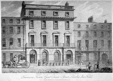 Freemasons Tavern, Great Queen Street, Holborn, London, 1811. Artist: Samuel Rawle