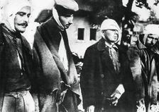 Freed prisoners from the concentration camp at Salaspils, Latvia, liberated by the Red Army in 1944