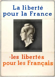 Freedom for France - freedom for the French World War II poster, 1940. Creator: Unknown