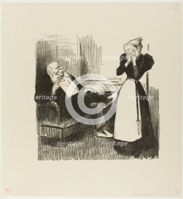 Freedom from Labor, 1894. Creator: Theophile Alexandre Steinlen.