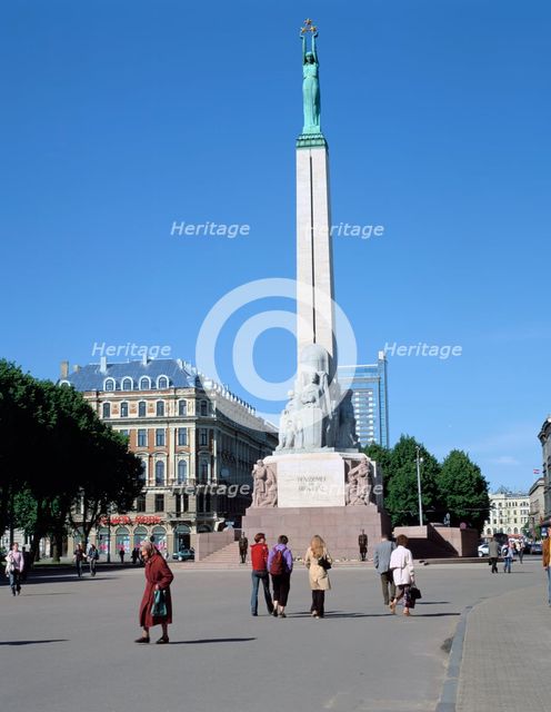 Freedom Monument, Riga, Latvia. Creator: Peter Thompson.