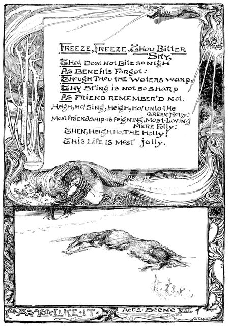 'Freeze, Freeze, Thou Bitter Sky', 1895. Artist: Unknown