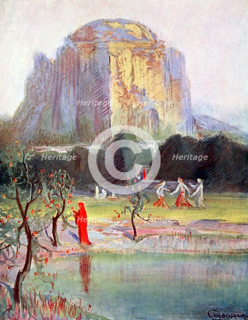 'Freia's Garden', 1906.  Creator: Unknown.