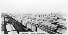 Freight yards, Winnipeg, Manitoba, Canada, c1920s