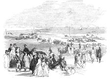 Freiston Shore Races, 1844. Creator: Unknown