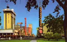 Fremont Street, Las Vegas, Nevada, USA, 1968