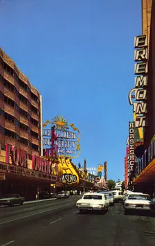 Fremont Street, Las Vegas, Nevada, USA, 1968