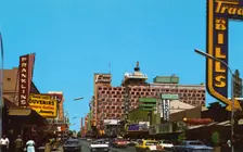 Fremont Street, Las Vegas, Nevada, USA, 1968