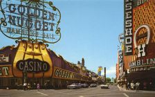 Fremont Street, Las Vegas, Nevada, USA, 1968