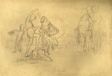 Fremde in Italien mid-late 19th century, (c1924). Creator: Carl Spitzweg
