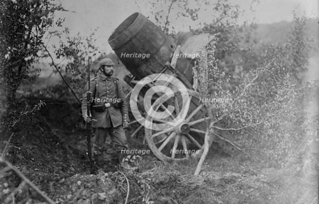 French "42 cm. gun, between 1914 and c1915. Creator: Bain News Service.