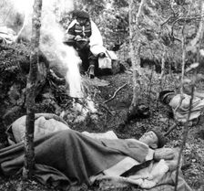 French Maquis encampment, France, 1940-1944