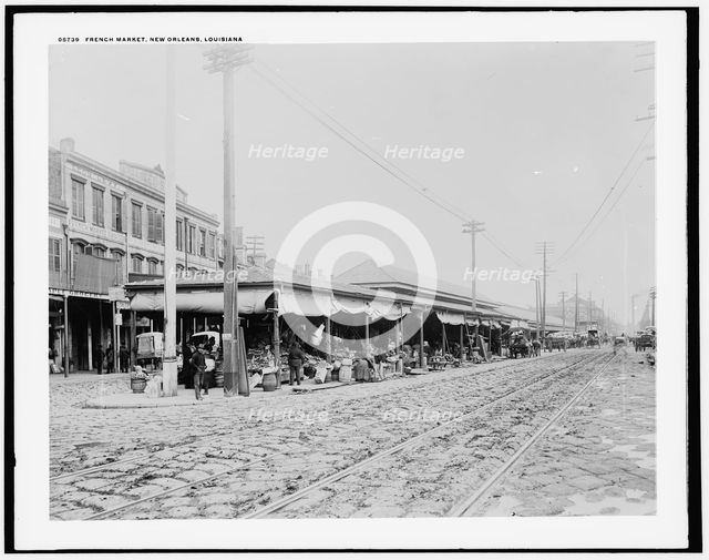 French Market, New Orleans, Louisiana, c1900. Creator: Unknown.