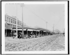 French Market, New Orleans, Louisiana, c1900. Creator: Unknown