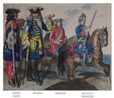 French military dress, 1704